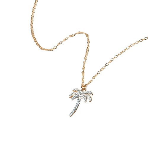 NTALJC Halskeine für Frauen, tropische Kokosnussstrand Halskette hawaiianische Strand Berufung, für Frauen, tropische Halskette von NTALJC