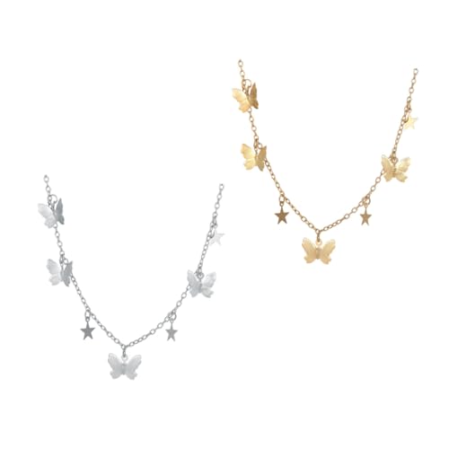 NTALJC Halskette für Mädchen retro modische Anhängerhalskette und schicker Schmuck von NTALJC