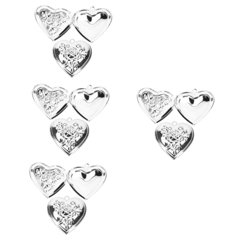 NTALJC Halskette mit Pandentivfoto im Medaillon-Foto Commematif pour femmes pte-photos Personalisiertes Schlüsselkragenmedaillon für Mädchen Silbermetall von NTALJC