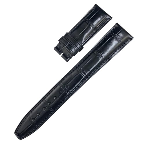 NTALJC Leder echtes Cowhide Watchband für IWC Portugieser Porotfino Family Pilots Uhren 20mm 21mm 22mm Uhrengurt Klappe Schnalle von NTALJC