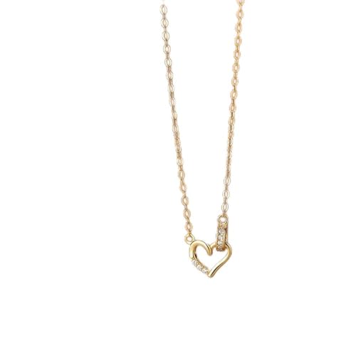 NTALJC MICRO-SET-Herz-Anhänger Halskette für Frauen Lichtschmuck von NTALJC