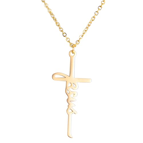 NTALJC Männer Halskette, Kreuz Halskette Jesus über U2013 Choker für Menschen, Jesus Cross Halskette für Weihnachten Thanksgiving s von NTALJC