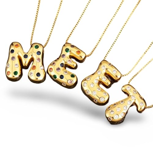 NTALJC Mode anfängliche Brief Anhängerkette für Frauen von NTALJC