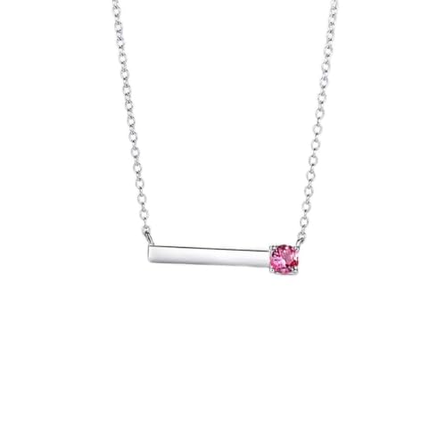 NTALJC Multicolor Topaz Edelstein Anhänger Halsketten für Frauen Hochzeit Engagement Colar Sterling Silberschmuck Geschenke von NTALJC