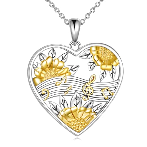 NTALJC Musik Note Halskette von NTALJC