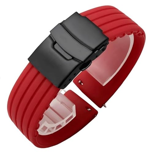 NTALJC Natural Silicon Watch -Armband für Hamilton Khaki Navy Jazzmaster Field Classic Watch Band von NTALJC