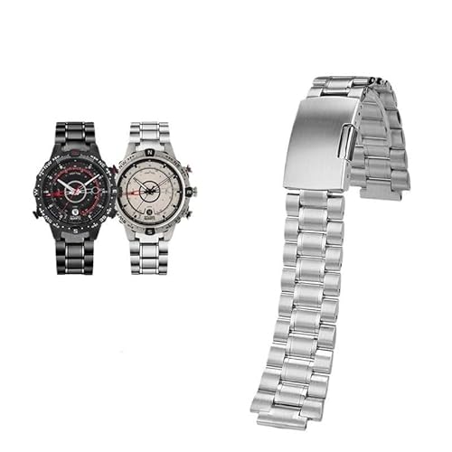 NTALJC Notch -Stahlgurt für Timex Tide Expedition Mariner T2N721 TW2V49000 Uhrenbandzubehör von NTALJC