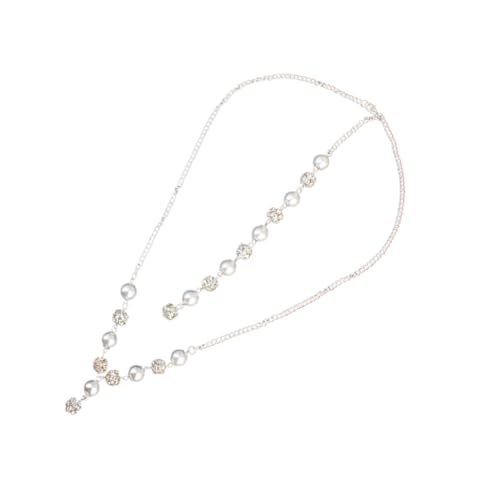 NTALJC Pandentive Halskette aus Brautdeklaration Halskette Schmuck Hintergrund Hochzeit Halskette Anhänger Halskette aus Perlen Halskette Perlenkette für von NTALJC