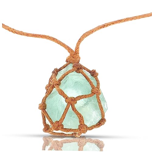 NTALJC Pendellankette - kleine Kristallkette mit Naturstein - Ideales festliches Accessoire für Frauen von NTALJC