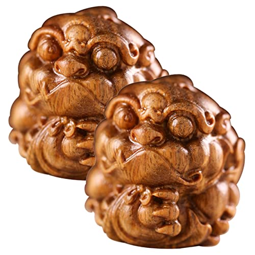 NTALJC Set von hölzernen Anhängern Altes Tierdekor für DIY -Schlüsselanhänger kleine Figurenzauber von NTALJC