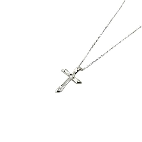 NTALJC Silberkreuz Anhänger Halskette Frauen Hochzeit Schmuck Accessoires Geschenk von NTALJC