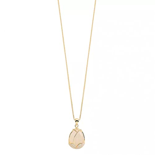 NTALJC Sterling Silber Opal Blume Charm Box Kette Anhänger Party Schmuck für Frauen Hochzeit von NTALJC