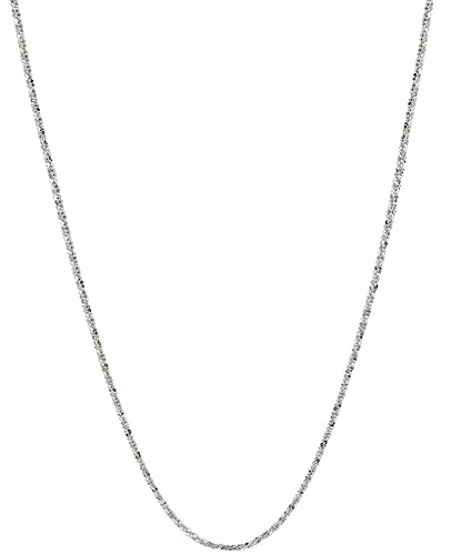 NTALJC Sterling Silber Solid Cross Cross ROC -Kette für Frauen & Mädchen - Made in Italien, kommt mit Geschenkbox für Mädchen NTALJC Sterling Silber Solid Cross Cross ROC -Kette für Frauen & Mädchen - Made in Italien, kommt mit Geschenkbox für Mädchen von NTALJC