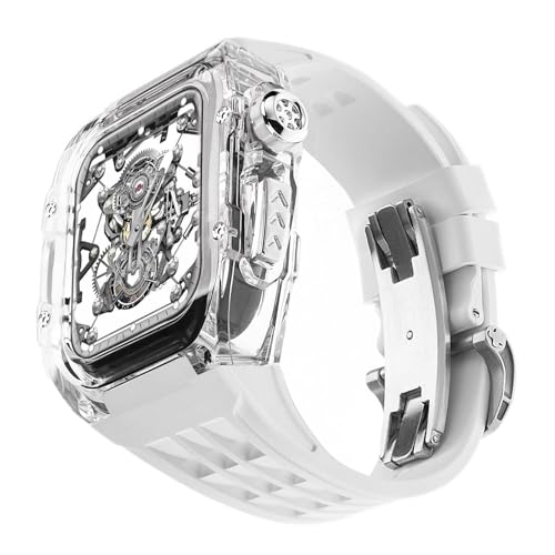 NTALJC Ultra 49 mm transparenter Gletscher + Gummi -Uhr -Gurt, für 8 7 6 5 4 Se 45 mm 44 mm 49 mm Modity Kit NTALJC Ultra 49 mm transparenter Gletscher + Gummi -Uhr -Gurt, für 8 7 6 5 4 Se 45 mm 44 mm 49 mm Modity Kit von NTALJC