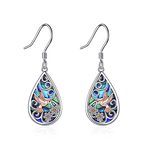 Silbere Vintage Dangle Ohrringe mit Abalone Muschel Schmuck Geburtstag Geschenke für Frauen… von NTALJC