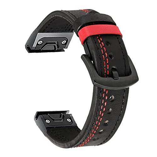 Sport Leather Watchband Strap for Garmin Fenix 6X 6 Pro 5X 5 Plus 3 HR 935 945 22 26mm EasyFit Quick Release Smart Wrist Band Sport Leather Watchband Strap for Garmin Fenix 6X 6 Pro 5X 5 Plus 3 HR 935 945 22 26mm EasyFit Quick Release Smart Wrist Band von NTALJC