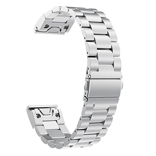 Stainless Steel 26mm 22mm Quick Release Watchband Wriststrap For Garmin Fenix 6 6X Pro 5X 5 Plus 3 HR Watch Easyfit Strap Stainless Steel 26mm 22mm Quick Release Watchband Wriststrap For Garmin Fenix 6 6X Pro 5X 5 Plus 3 HR Watch Easyfit Strap von NTALJC