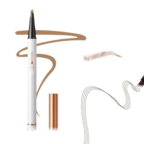 4 Gabelspitze 3D Microblading Magic Eyebrow Pencil Augenbrauenstift mit 4 Gabelspitze Natürliches Make-up Feiner Strich Magic Eyebrow Pencil Augenbrauen Magic Pen Makeup Langanhaltender Augenbrauensti von NTDMSFWM