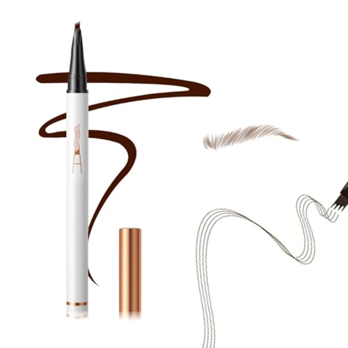 4 Gabelspitze 3D Microblading Magic Eyebrow Pencil Augenbrauenstift mit 4 Gabelspitze Natürliches Make-up Feiner Strich Magic Eyebrow Pencil Augenbrauen Magic Pen Makeup Langanhaltender Augenbrauensti von NTDMSFWM