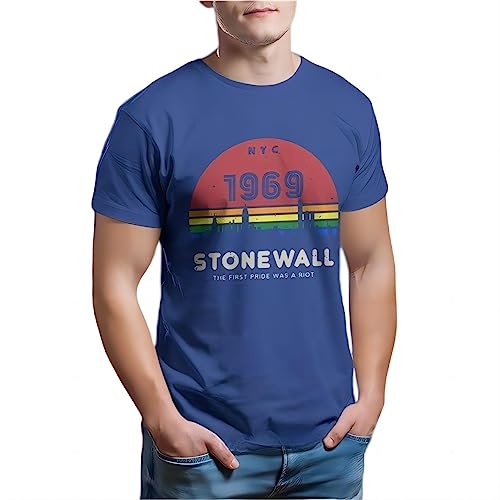 50th Anniversary Stonewall 1969 was A Riot TT-Shirts Hemden Gay Lesbian Homosexual LGBT Pride Month Parades T T-Shirts Hemden T-T-Shirts Hemden Men Women(XX-Large) von NTFQKURC