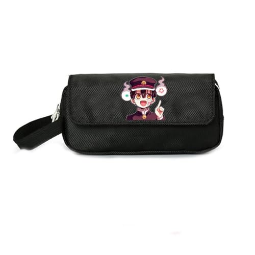 NTFQKURC Toilets Bounds Hanakos Kuns Yugis Amanes Hanakoskuns Federmäppchen Anime Federmäppchen Große Kapazität Schreibwarentasche Fächer Tragbare Tragetasche Schreibwaren Etui Stifttaschen von NTFQKURC