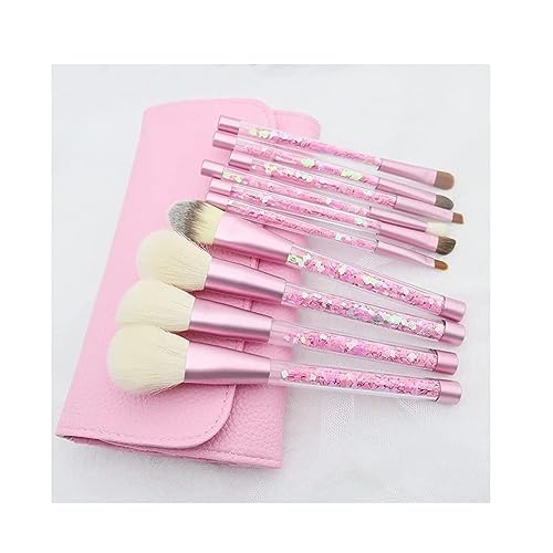 Make-up-Pinsel-Set, 10-teilig, Diamant-Pinsel-Set, Kristallgriff, Grundierung, Mischpulver, Lidschatten-Pinsel-Sets von NTIYOU