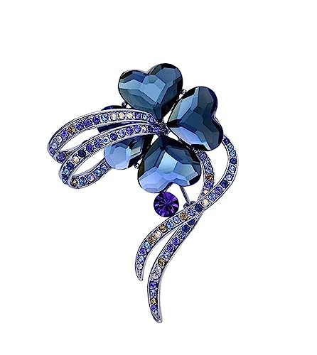 NTIYOU Brosche Brosche Brosche Strass mit Schmuck aus Kristall Broschen und Anstecknadeln für Frauen Geschenke Brosche für Frauen von NTIYOU