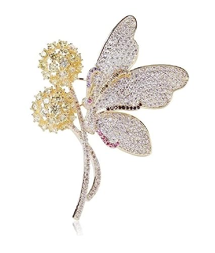 NTIYOU Brosche Schmetterling Brosche Damen Ausschnitt Brosche Mantel Brosche Kleidung Zubehör Brosche Brosche für Frauen von NTIYOU