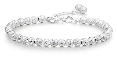 NTIYOU Bysonglezai Armbänder Damen Damen Armband Mädchen Geschenk Armband 5 mm Frosted Perle Armband für Frauen Mode Einfach Perlen, One size von NTIYOU