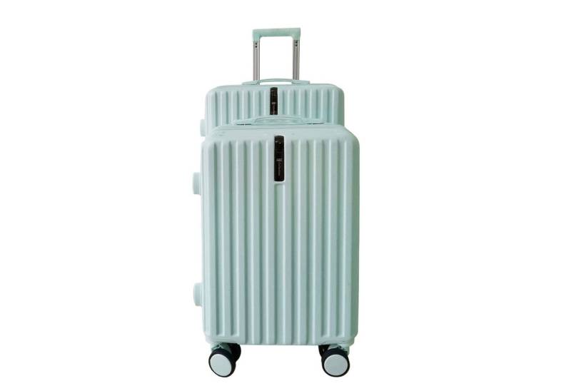 NTK-Collection Hartschalen-Trolley Hartschalenkoffer 2er-Set Leandra Hellblau, 4 Rollen von NTK-Collection