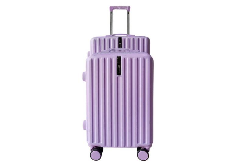 NTK-Collection Hartschalen-Trolley Hartschalenkoffer 2er-Set Leandra Lila, 4 Rollen von NTK-Collection