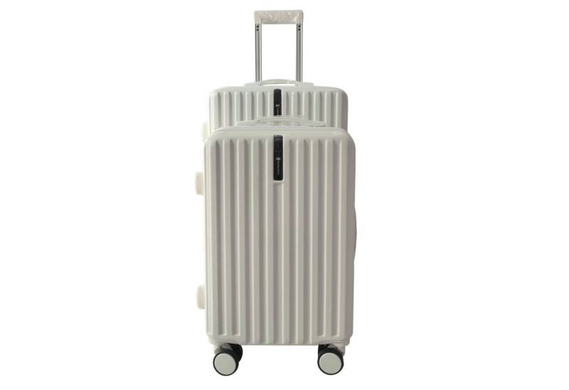 NTK-Collection Hartschalen-Trolley Hartschalenkoffer 2er-Set Leandra Weiß, 4 Rollen von NTK-Collection