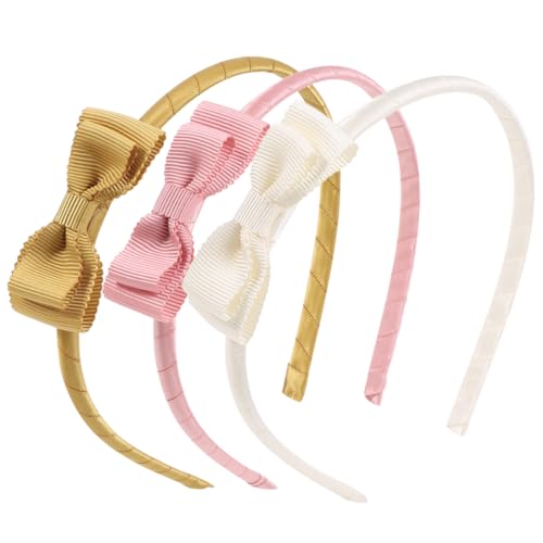 NTRUXZP 3 Stück Seide Haarbänder Mädchen Stirnbänder Glitzer Stirnbänder für Mädchen Kinder Pailletten Haarbänder mit Schleife, Glitzer Alice Bänder mit Herz Stern für Stirnbänder von NTRUXZP