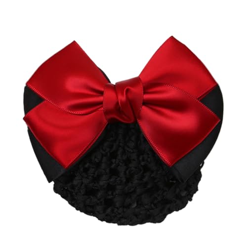 NTRUXZP Bogenknoten Haarnetz Dutt Haarnetz, Haarnetz mit in Mädchen Haarnetz Ballett Knotennetz Frisurenhilfe für Balletttanz, Tänzerin, Krankenschwester, dutt netz von NTRUXZP