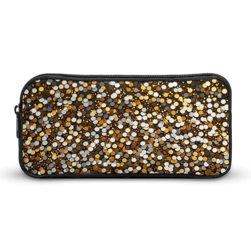 NTVOWPZO Federmäppchen, ästhetisches Stiftetui, Glitzer-Pailletten, tragbare Stifttasche, Make-up-Tasche, Schreibtisch-Organizer für Büro, Stil, 22 x 12 x 5 cm, Federmäppchen, Stil:, 22*12*5cm, von NTVOWPZO