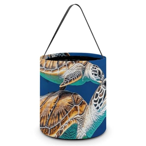 NTVOWPZO Halloween-Süßigkeiten-Taschen, U-Boot-Welt, Halloween-Süßigkeiten-Eimer, Tragetasche, Halloween-Tragetasche, Süßigkeitentüten, Stil, Einheitsgröße, Einheitsgröße, Stil:, Einheitsgröße von NTVOWPZO