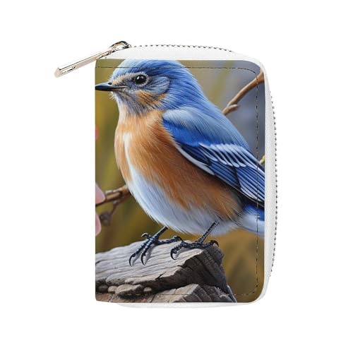 NTVOWPZO Kreditkartenetui für Herren, weiches Visitenkartenetui, Eastern Bluebird, Kartenetui mit Reißverschluss, Stil, 16 x 11,5 cm, Stil, 16 x 11,5 cm, Stil:, 16x11.5cm NTVOWPZO Kreditkartenetui für Herren, weiches Visitenkartenetui, Eastern Bluebird, Kartenetui mit Reißverschluss, Stil, 16 x 11,5 cm, Stil, 16 x 11,5 cm, Stil:, 16x11.5cm von NTVOWPZO