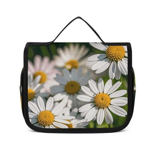 NTVOWPZO Kulturbeutel für Damen, Reise-Kulturbeutel, Blumen-Kosmetik-Organizer, Make-up-Tasche, Stil, 22,5 x 18,5 cm, Stil, 22,5 x 18,5 cm, Stil:, 22.5x18.5cm von NTVOWPZO