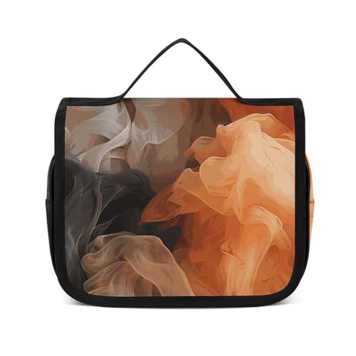 NTVOWPZO Kulturbeutel für Damen, Reise-Kulturbeutel, Nahaufnahme von Rauch, Kosmetik-Organizer, Make-up-Tasche, Stil, 22,5 x 18,5 cm, Stil, 22,5 x 18,5 cm, Stil:, 22.5x18.5cm von NTVOWPZO