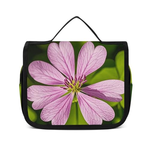 NTVOWPZO Kulturbeutel für Damen, Reise-Kulturbeutel, Trefoil, Kosmetik-Organizer, Make-up-Tasche, Stil, 22,5 x 18,5 cm, Stil, 22,5 x 18,5 cm, Stil:, 22.5x18.5cm von NTVOWPZO