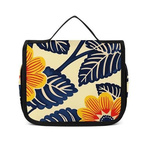 NTVOWPZO Kulturbeutel für Damen, Reise-Kulturbeutel, afrikanischer Kunstdruck, Kosmetik-Organizer, Make-up-Tasche, Stil, 22,5 x 18,5 cm, Stil, 22,5 x 18,5 cm, Stil:, 22.5x18.5cm von NTVOWPZO