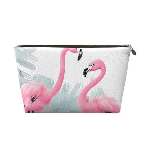 NTVOWPZO Reise-Kulturbeutel für Damen und Herren, Flamingo-Make-up-Tasche, große Kapazität, Kosmetiktasche, wasserabweisend, Kosmetiktasche, Gold, One Size NTVOWPZO Reise-Kulturbeutel für Damen und Herren, Flamingo-Make-up-Tasche, große Kapazität, Kosmetiktasche, wasserabweisend, Kosmetiktasche, Gold, One Size von NTVOWPZO