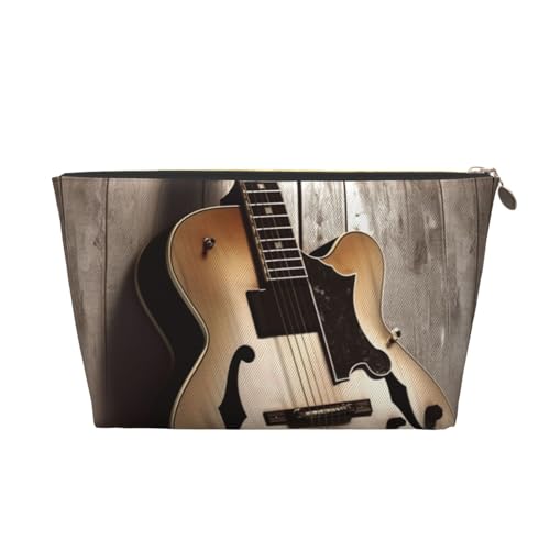 NTVOWPZO Reise-Kulturbeutel für Damen und Herren, Gitarrenbilder, Make-up-Tasche, große Kapazität, Kosmetiktasche, wasserabweisend, Kosmetiktasche, Gold, One Size NTVOWPZO Reise-Kulturbeutel für Damen und Herren, Gitarrenbilder, Make-up-Tasche, große Kapazität, Kosmetiktasche, wasserabweisend, Kosmetiktasche, Gold, One Size von NTVOWPZO