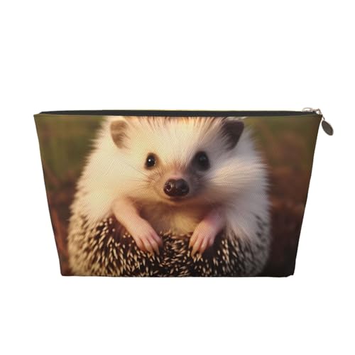 NTVOWPZO Reise-Kulturbeutel für Damen und Herren, Igel, Make-up-Tasche, große Kapazität, Kosmetiktasche, wasserabweisend, Kosmetiktasche, gold, Einheitsgröße NTVOWPZO Reise-Kulturbeutel für Damen und Herren, Igel, Make-up-Tasche, große Kapazität, Kosmetiktasche, wasserabweisend, Kosmetiktasche, gold, Einheitsgröße von NTVOWPZO
