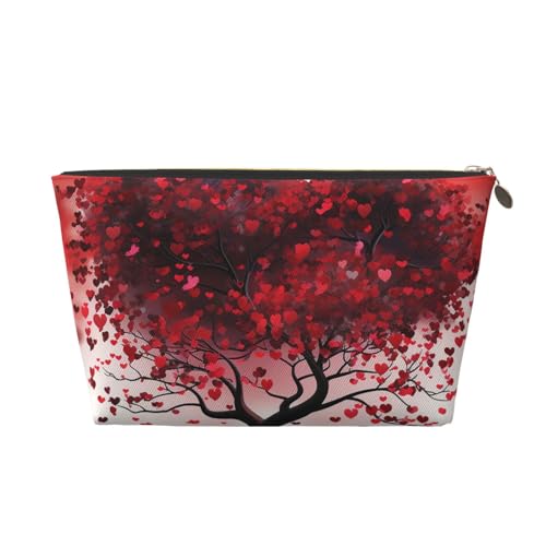 NTVOWPZO Reise-Kulturbeutel für Damen und Herren, Liebesherz, Baum, Make-up-Tasche, große Kapazität, Kosmetiktasche, wasserabweisend, Kosmetiktasche, Gold, One Size NTVOWPZO Reise-Kulturbeutel für Damen und Herren, Liebesherz, Baum, Make-up-Tasche, große Kapazität, Kosmetiktasche, wasserabweisend, Kosmetiktasche, Gold, One Size von NTVOWPZO