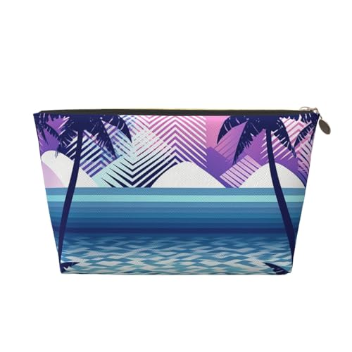 NTVOWPZO Reise-Kulturbeutel für Damen und Herren, Strand und Tropen, Make-up-Tasche, große Kapazität, Kosmetiktasche, wasserabweisend, Kosmetiktasche, gold, Einheitsgröße NTVOWPZO Reise-Kulturbeutel für Damen und Herren, Strand und Tropen, Make-up-Tasche, große Kapazität, Kosmetiktasche, wasserabweisend, Kosmetiktasche, gold, Einheitsgröße von NTVOWPZO