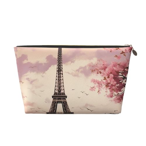NTVOWPZO Reise-Kulturbeutel für Damen und Herren, romantische Paris-Make-up-Tasche, große Kapazität, Kosmetiktasche, wasserabweisend, Kosmetiktasche, Gold, One Size NTVOWPZO Reise-Kulturbeutel für Damen und Herren, romantische Paris-Make-up-Tasche, große Kapazität, Kosmetiktasche, wasserabweisend, Kosmetiktasche, Gold, One Size von NTVOWPZO