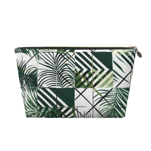 NTVOWPZO Reise-Kulturbeutel für Damen und Herren, tropische Palmenblätter, Make-up-Tasche, große Kapazität, Kosmetiktasche, wasserabweisend, Kosmetiktasche, gold, Einheitsgröße NTVOWPZO Reise-Kulturbeutel für Damen und Herren, tropische Palmenblätter, Make-up-Tasche, große Kapazität, Kosmetiktasche, wasserabweisend, Kosmetiktasche, gold, Einheitsgröße von NTVOWPZO