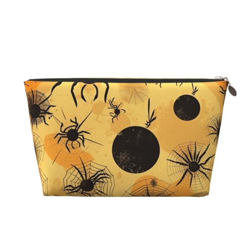 NTVOWPZO Reise-Kulturbeutel für Damen und Herren, verschiedene schwarze Spinnen, Make-up-Tasche, große Kapazität, Kosmetiktasche, wasserabweisend, Kosmetiktasche, gold, Einheitsgröße NTVOWPZO Reise-Kulturbeutel für Damen und Herren, verschiedene schwarze Spinnen, Make-up-Tasche, große Kapazität, Kosmetiktasche, wasserabweisend, Kosmetiktasche, gold, Einheitsgröße von NTVOWPZO