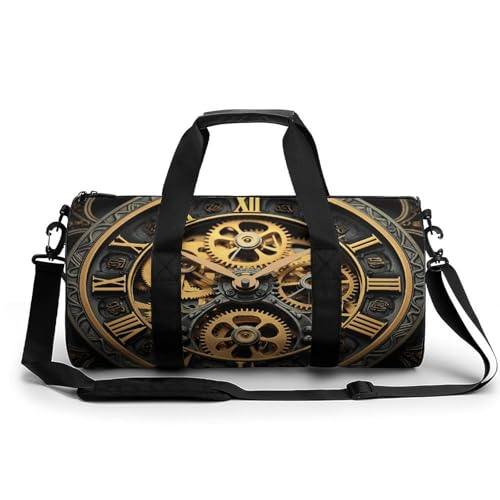 Sporttasche für Damen und Herren, Reisetasche, Wochenendtasche, Uhr, Ausrüstung, Handgepäck, Übernachtungstasche, für Reisen, Schwimmen, Fitness, Workout, Sport, Dufflebag, Stil 5, 45 cm/22,9 cm/22,9 von NTVOWPZO